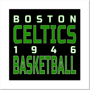 Boston Celtics Basketball Classic Posters and Art